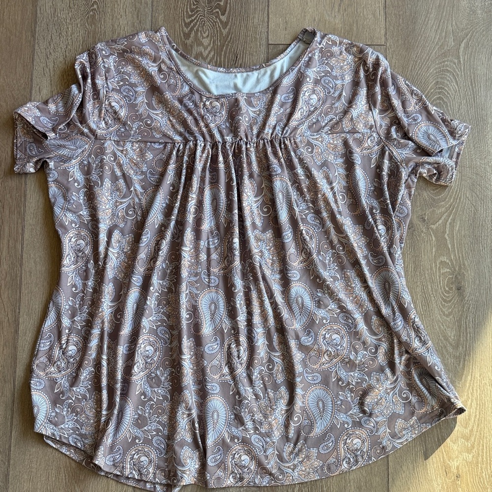 Paisley Print Women's Top